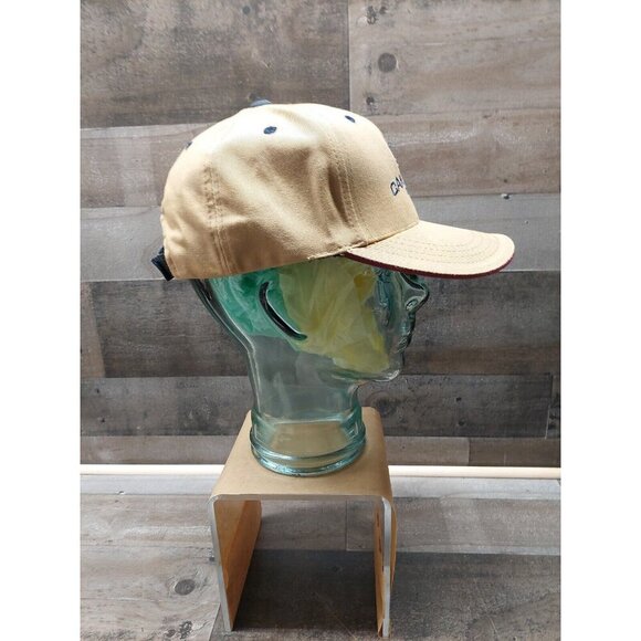 Oak Knoll Golf Course Ashland, Or Brown With Flag Logo Hook N Loop Hat - Picture 2 of 8